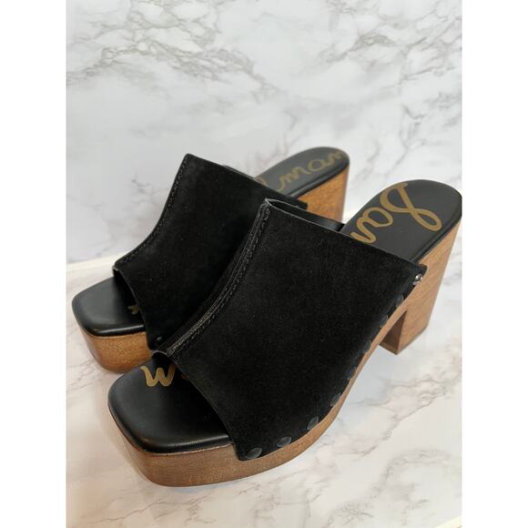 Sam Edelman Shoes - NWOT Sam Edelman Josselyn mule, black suede, size 6.5